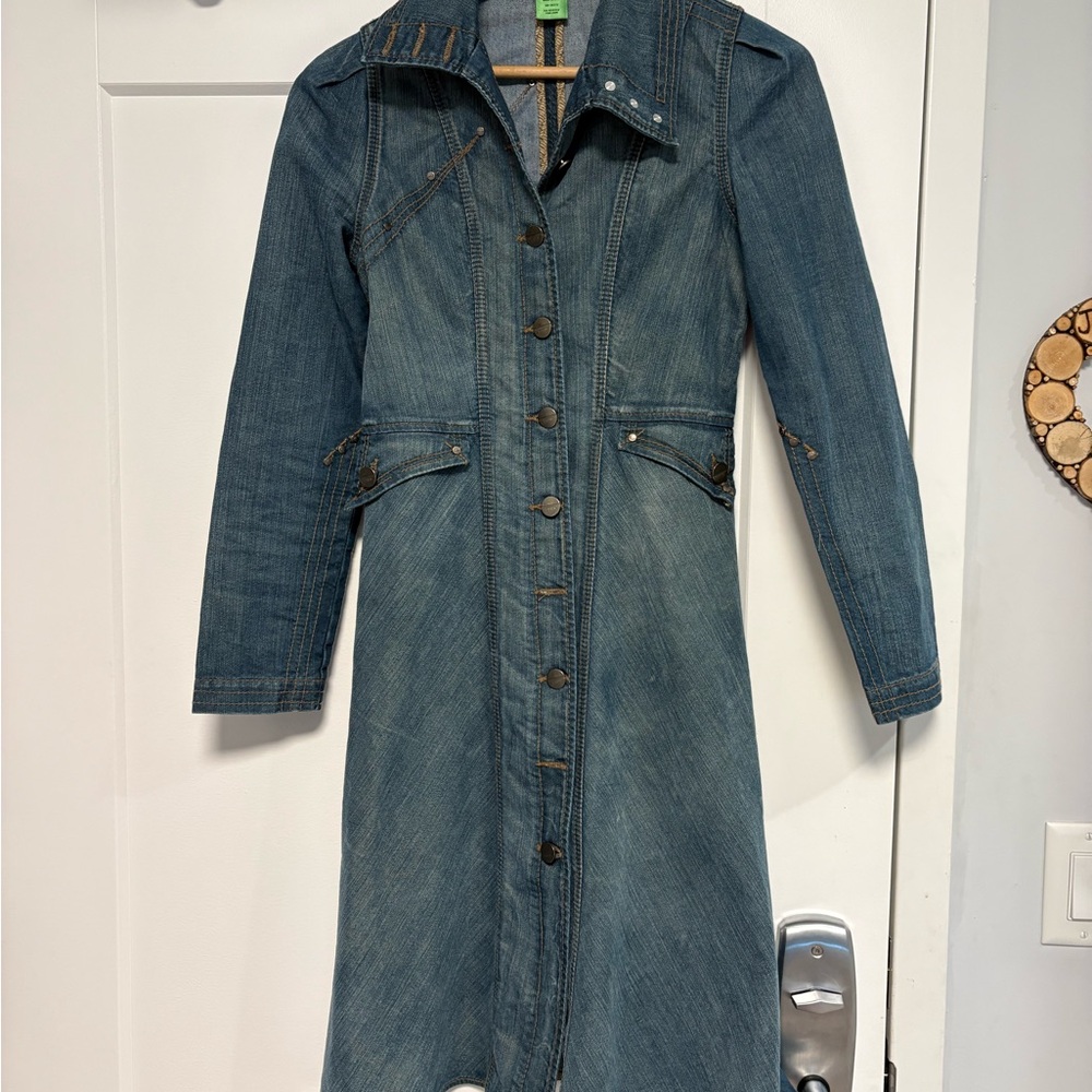 Y2K Women's Blue Denim Jean Jacket